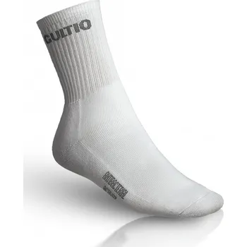 Polofroté ponožky s aktivním stříbrem vysoké Gultio - bílé, 25-26 = EU 38-40