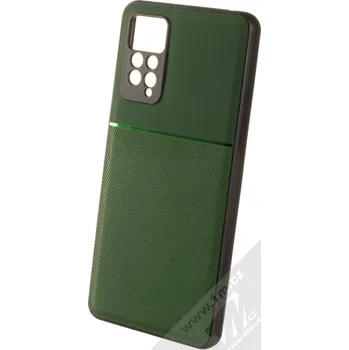 Pouzdro na mobilní telefon 1Mcz Noble Case ochranný kryt pro Xiaomi Redmi Note 11 Pro 4G (Global version), Redmi Note 11 Pro 5G (Global version) tmavě zelená (forest green)