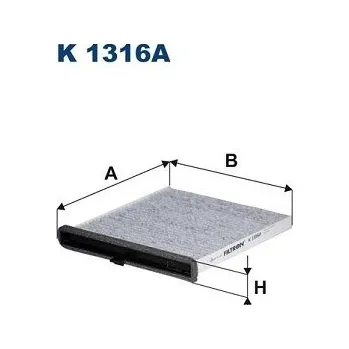 Auto-moto Filtr, vzduch v interiéru FILTRON K 1316A