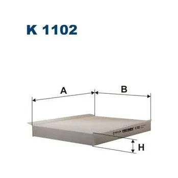 Autodíl Filtr, vzduch v interiéru FILTRON K 1102