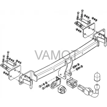 Auto-moto Tažné zařízení BMW 5 série Kombi (E39) (1997 - 2004 (E39)) (4214)