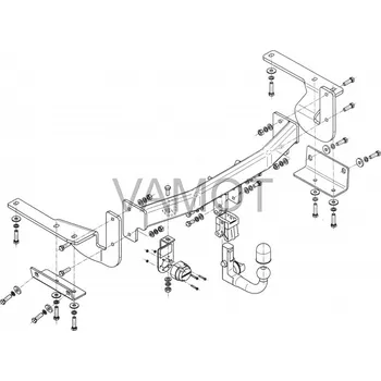 Tažné zařízení Tažné zařízení Toyota Highlander III (2014 - 2019) (5416)