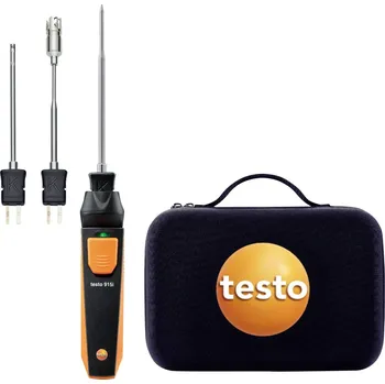 Termokamera testo Testo teplotní čidlo Set -60 - plus 400 °C s Bluetooth® připojením, se senzorem vzduchu, s ponornou/penetrační sondou, s povrchovou sondou