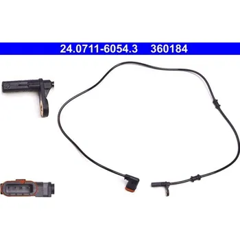ABS Snímač, počet otáček kol ATE 24.0711-6054.3