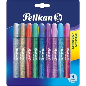 kreativní sada Pelikan Lepidlo glitrové 9 ks
