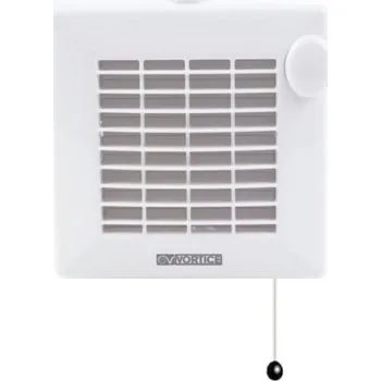 Domácí ventilátor Vortice PUNTO M 120/5" AP axiální ventilátor s automatickou žaluziovou klapkou a lankovým ovladačem
