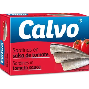 CALVO Sardinky v rajčatové omáčce 120 g