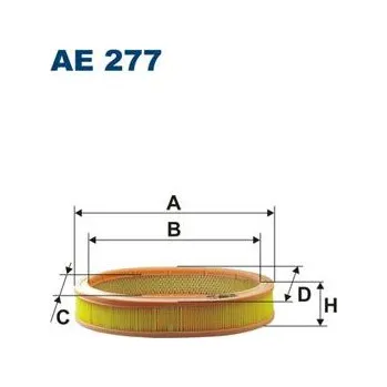 Filtr do auta Vzduchový filtr FILTRON AE 277
