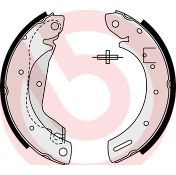 Autodíl Sada brzdových čelistí BREMBO S 23 577