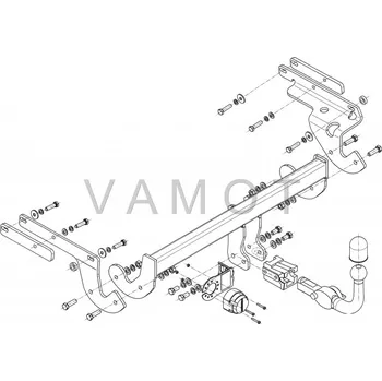 Tažné zařízení Tažné zařízení Toyota Yaris 3/5D (P15) (2014 - 2020 (P15)) (7985)