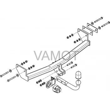 Tažné zařízení Tažné zařízení Jeep Compass (2011 - 2017) (4867)