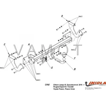 Tažné zařízení Tažné zařízení Toyota ProAce (2016 a novější) (7683)