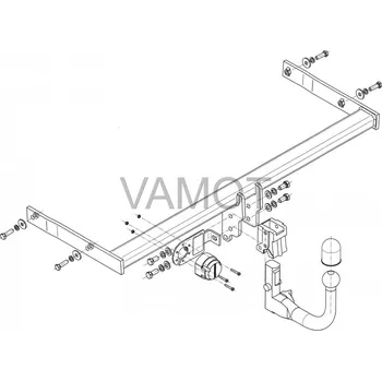 Tažné zařízení Tažné zařízení VW Golf VII, Sportsvan (2014 - 2017 (VII)) (4092)