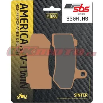 Brzdová destička Přední brzdové destičky SBS 830H.HS - Harley Davidson FLHX Street Glide Trike, 1690ccm - 10>