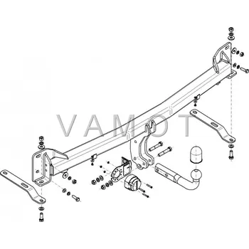 Tažné zařízení Tažné zařízení Ford Explorer Face lift (2016 a novější) (7460)