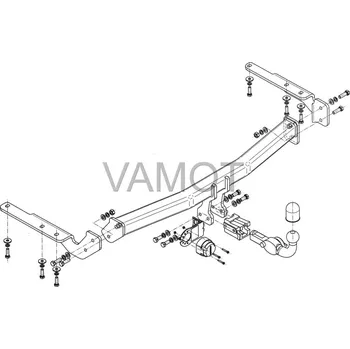 Tažné zařízení Tažné zařízení Toyota Highlander II (2011 - 2014) (5413)