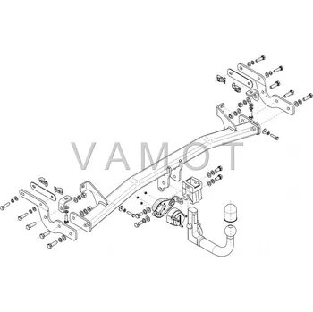 Tažné zařízení Tažné zařízení Opel Crossland X (2017 a novější) (7948)