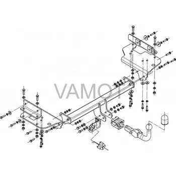 Tažné zařízení Tažné zařízení Kia Sportage II (JE) (2005 - 2010) (5493)