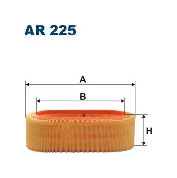 Vzduchový filtr Vzduchový filtr FILTRON AR 225