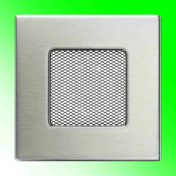 Krbová obestavba KRATKI Mřížka 11x11 nerez - ventilační krbová mřížka
