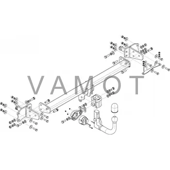 Tažné zařízení Tažné zařízení Mercedes C-série A 205 Cabrio (2016 a novější) (8388)