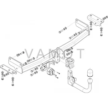 Tažné zařízení Tažné zařízení Ssangyong XLV (2016 a novější) (7975)