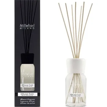 Millefiori Milano Natural White Paper Flowers aroma difuzér 100 ml