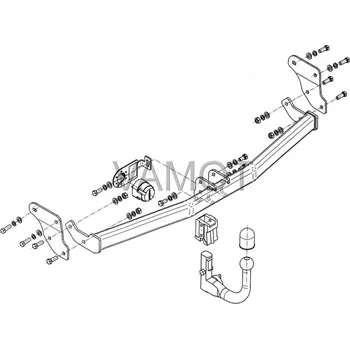 Tažné zařízení Tažné zařízení Hyundai i20 5D (2008 - 05/2012) (2008 - 2014 (PB)) (4956)