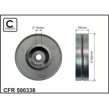 Napínací kladka, žebrovaný klínový řemen CAFFARO 500338