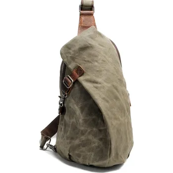 Glara Nepromokavý retro batoh na jedno rameno 436383