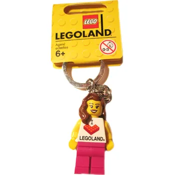Dětské zboží LEGO® 851330 Legoland Minifigurka ženská klíčenka
