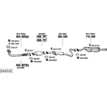 zadní tlumič výfuku Bosal 115-329
