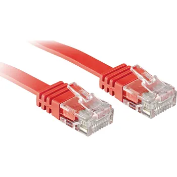 Datový kabel LINDY 47513 RJ45 síťové kabely, propojovací kabely CAT 6 U/UTP 3.00 m červená 1 ks