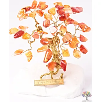 Drahý kámen Magieprirody.cz Karneolový stromeček štěstí 9 cm - R3 - #144
