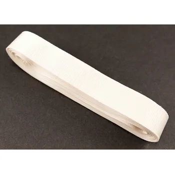 Stuha Luxusní saténová rypsová stuha - šíře 2 cm - ivory