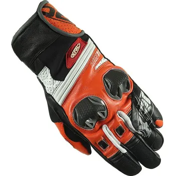 Moto oblečení Rukavice na moto XRC RUN 1/2 ORANGE/BLK/WHT vel. M