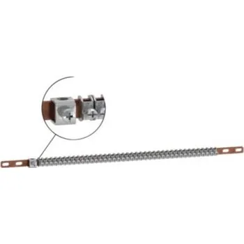 LVS04202 2 zemnící sběrnice se svorkami, L=200mm,Schneider Electric