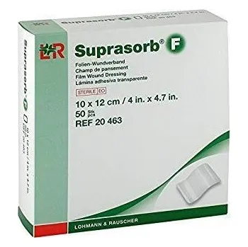 Náplast Lohmann & Rauscher Suprasorb F - transparentní hojivá fólie (náplast) 10x12cm, 1ks
