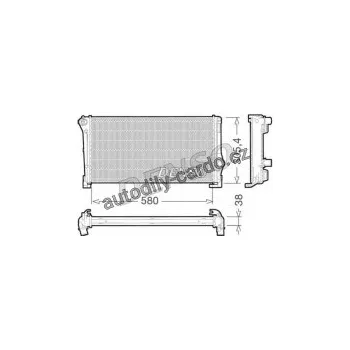 Motor automobilu Chladič motoru DENSO (DE DRM09107)