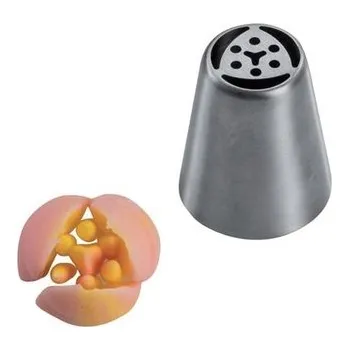 Čokoláda TRUBIČKA NEREZ OZDOBNÁ KVĚTINOVÁ průměr 37mm, BX0008