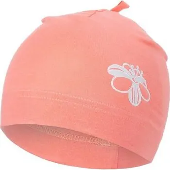 Čepice Dětská čepice Little Angel Outlast ® tenká tm.coral/kytka obvod hlavy 36-38 cm