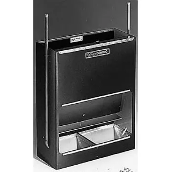 krmítko pro hospodářská zvířata Domino MIXER FRH samokrmítko pro prasata od 7 - 45 kg, se zvlhčováním, 23 l / 16 kg pro 15 prasat / Počet koryt 1 se zvlhčováním, 46 l / 32 kg pro 30 prasat / Počet koryt 2