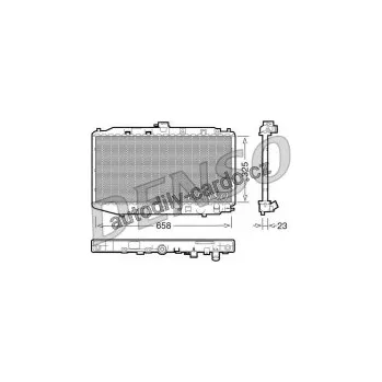 Chladič motoru Chladič motoru DENSO (DE DRM40002)