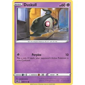 Karetní hra Duskull - 60/172 - Brilliant Stars Typ karty: Non-Holo