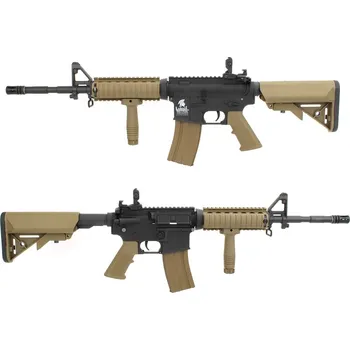 Airsoftová zbraň Lancer Tactical Airsoftová zbraň M4 RIS Sportline (Gen.2) BI-TON - černo-TAN