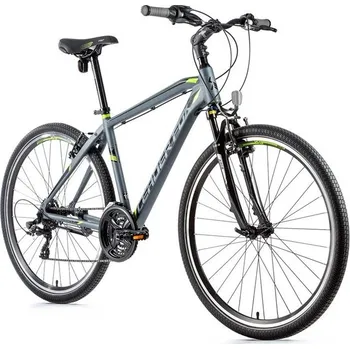 Jízdní kolo Krosové kolo Leader Fox AWAY pánské, 2021-1 20,5" ŠEDÁ MAT/ZELENÁ