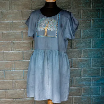 Dámská halenka Originální barvená a malovaná halenka velikost 42