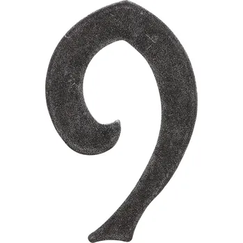 Dveřní kování COBRA číslice 12cm kované Provedení: 9, Povrch: K - kované kování