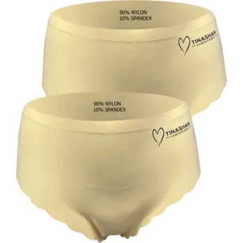 Kalhotky GreeNice Dámské bezešvé kalhotky Tinasan - Art.516 (Balení/2ks) Barva: Béžová, Velikost: XL