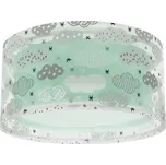 Dalber 41416H CLOUDS Green - Dětské stropní svítidlo s mráčky v zelené barvě + Dárek LED žárovky (Dětský lustr s motivem mraků)
